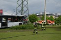 Schwerer Bus Unfall Koeln Porz Gremberghoven Neuenhofstr P016